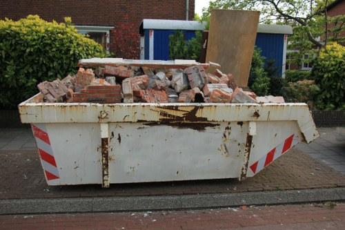 Residents of Notting Hill managing their household waste