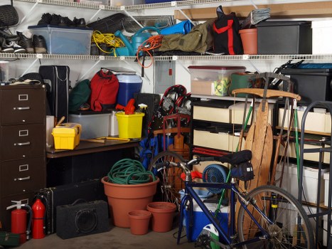 Recycled furniture items ready for donation